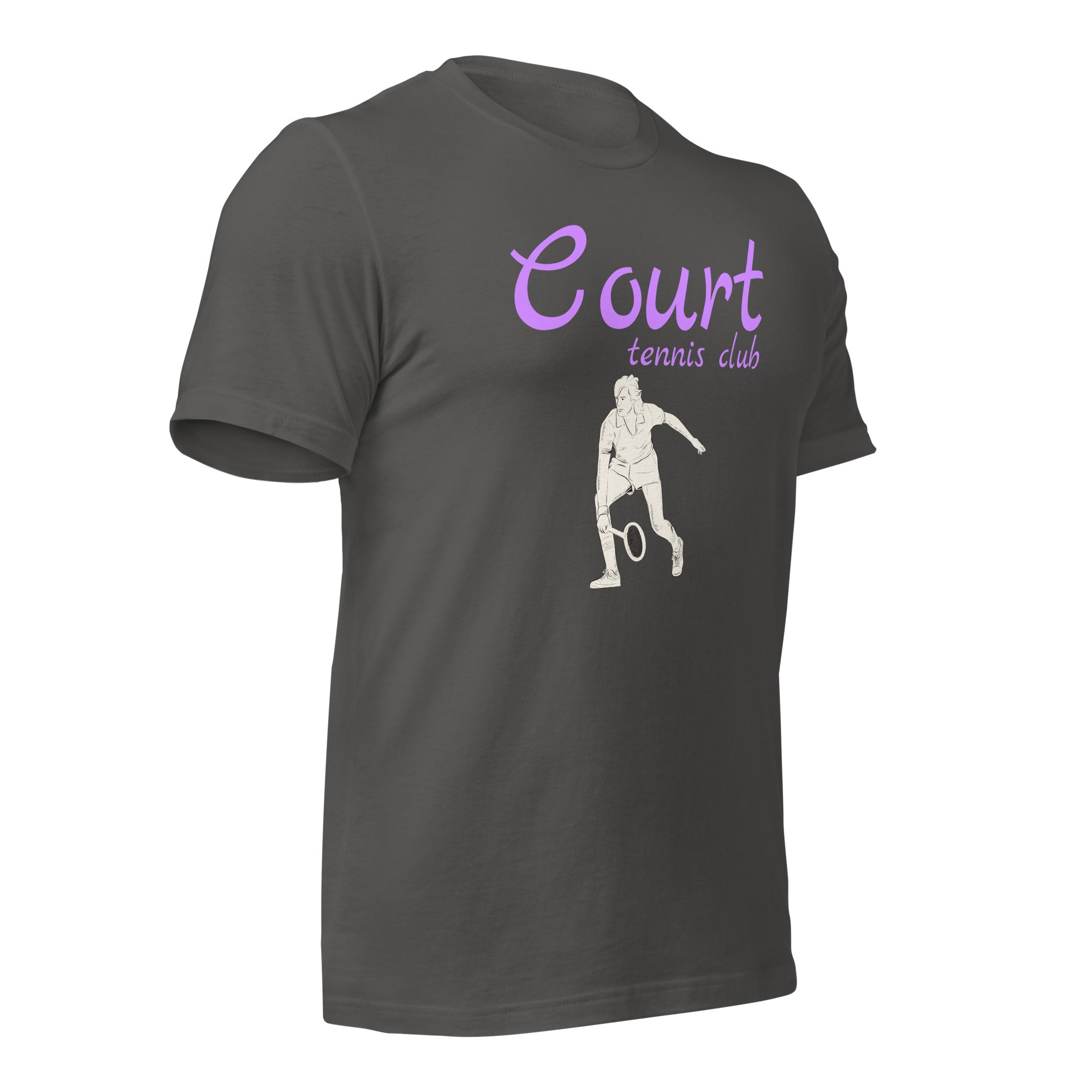 T- Shirt Tennis Club Vintage purple - Unisex