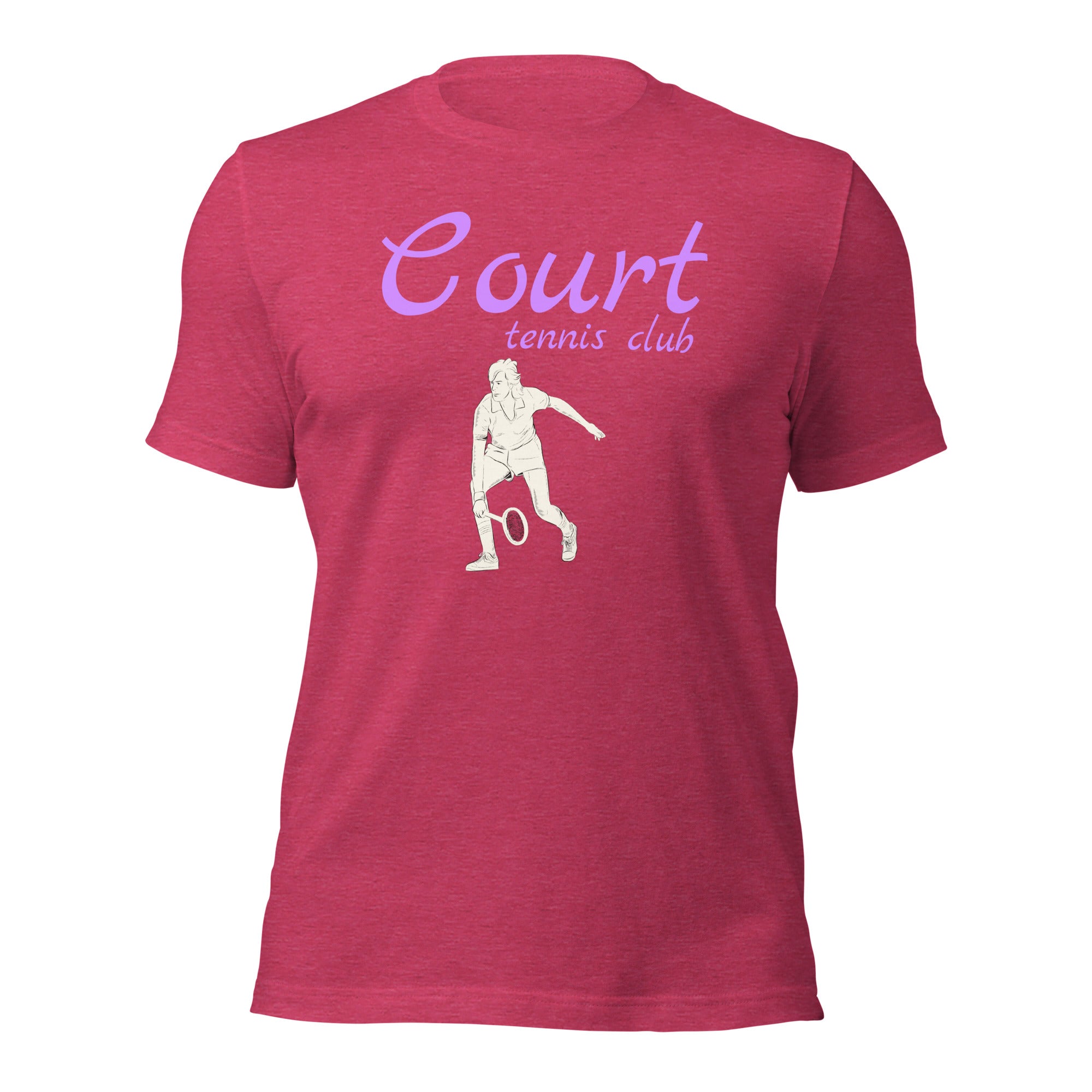 T- Shirt Tennis Club Vintage purple - Unisex